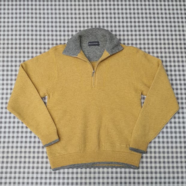 록포트 울100 하프집업 스웨터 남자95