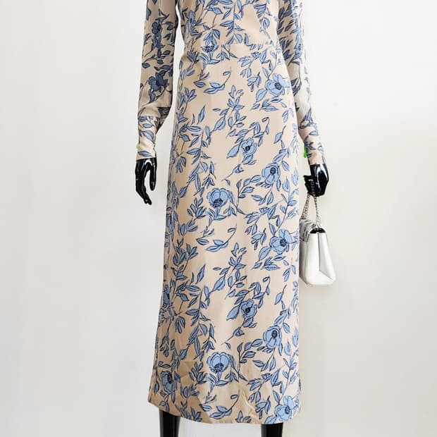 플라워 롱원피스 