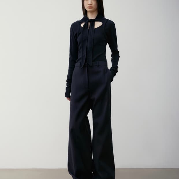 로우클래식 스카프 저지 탑