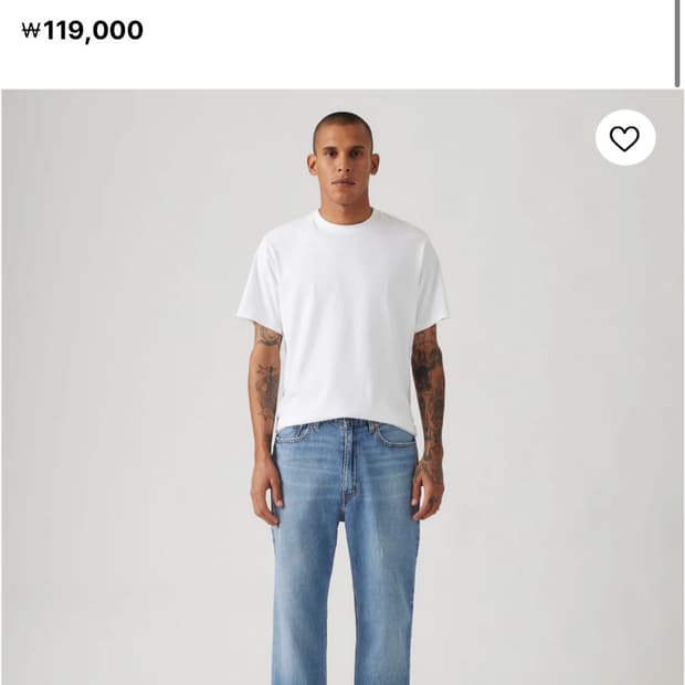 리바이스 565 릴렉스 스트레이트 34x32