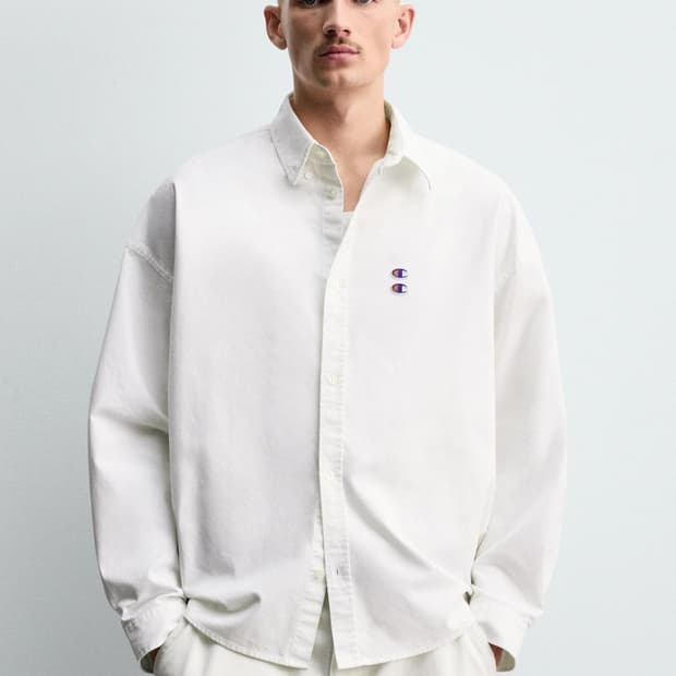 자라 챔피온 옥스포드 패치 셔츠