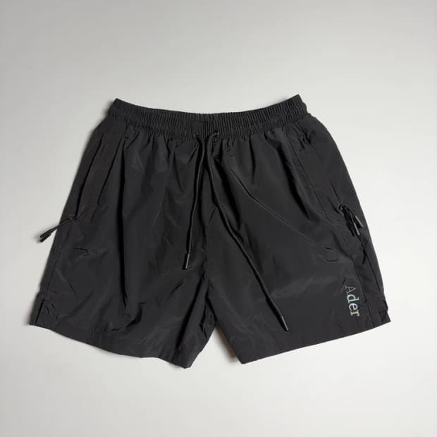 아더에러 21SS 로고 블랙 트레이닝 반바지 R1053