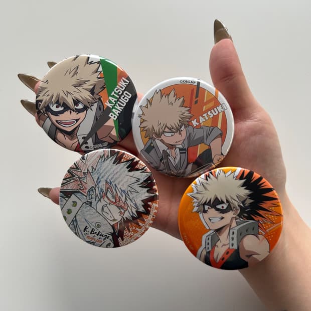 my hero academy can badge set