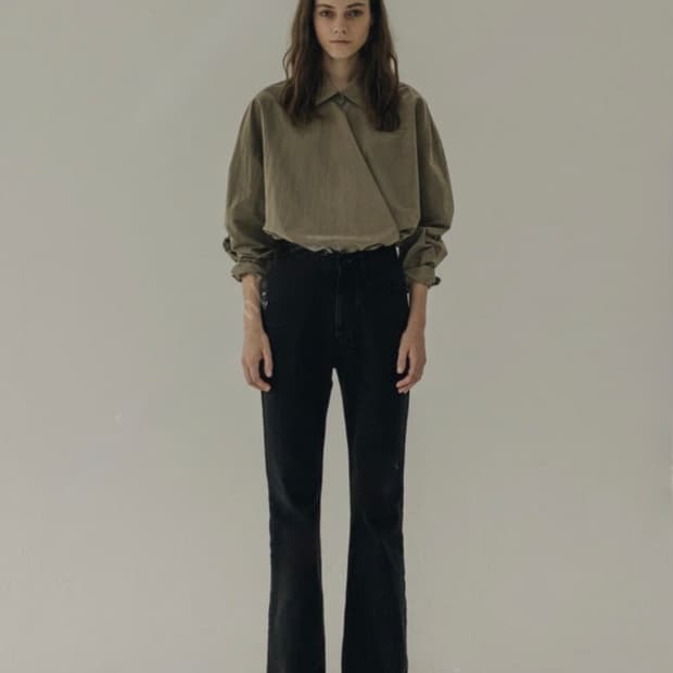 moia 모이아 부컷 데님 블랙