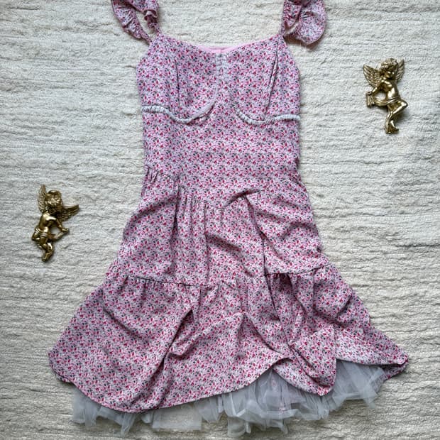 Floral Lace Dress 0142