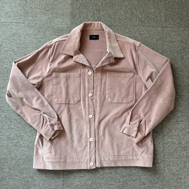 코듀로이 핑크 자켓 Voiebit