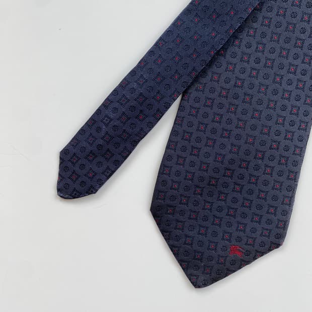 버버리 심플로고 명품 정품 넥타이 (Burberry)