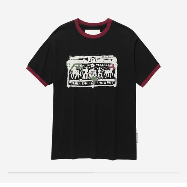더바이닐하우스 링거반팔티