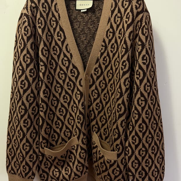 구찌 G롬버스 울 가디건