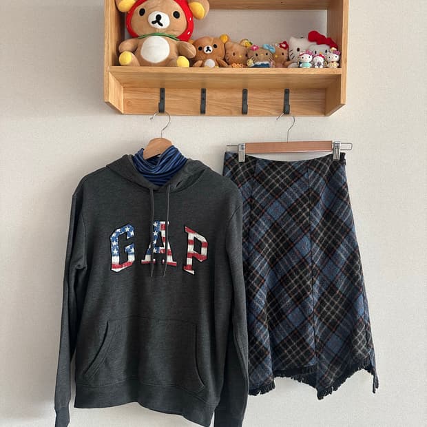 jpn 키치 괴짜 레이어드 코디세트