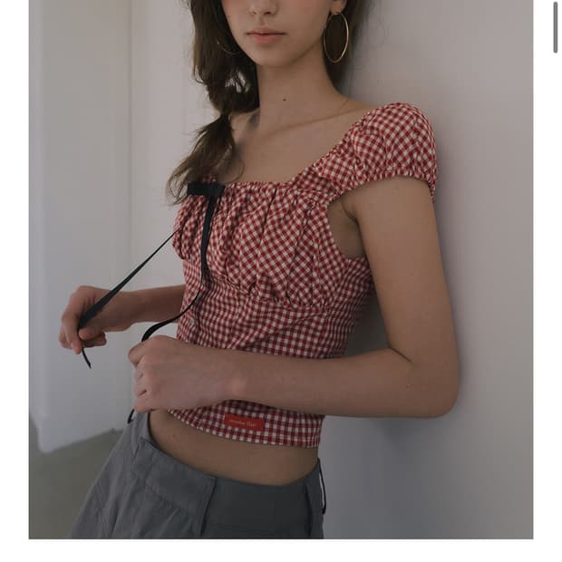 오버듀플레어 블라우스