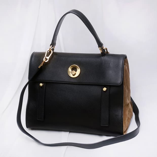 생로랑 (YSL) 삭 뮤즈 투 블랙브라운 2웨이 (토트.숄더.크로스)