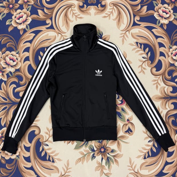 (우먼즈XS)아디다스 파이어버드 트랙탑 져지(블랙,뒷판빅로고)