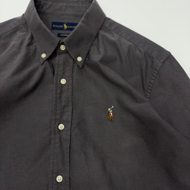 폴로 솔리드 자수로고 셔츠