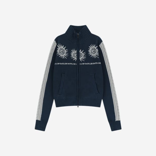 아캄 자카드 집업 스웨터 2