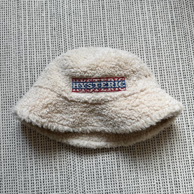 히스테릭글래머 양털 플리스 버킷햇