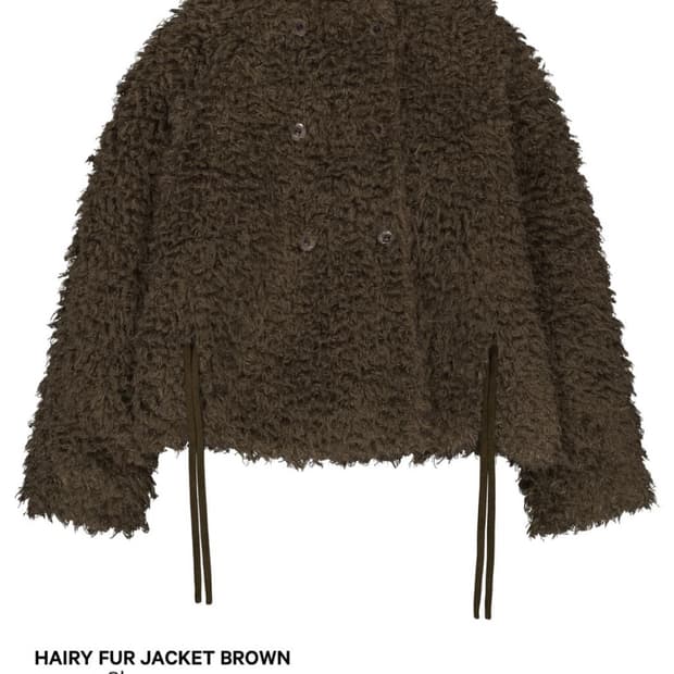 코이세이오 퍼자켓 브라운