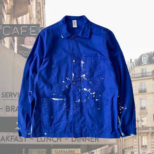 오리지널 빈티지 페인팅 프렌치 워크자켓 030