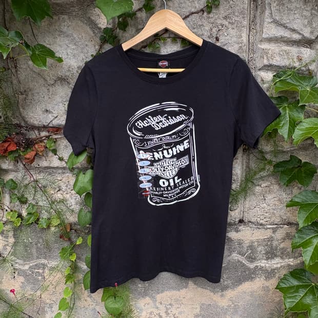 여성 할리데이비슨 harley davidson 프린팅 빈티지 반팔