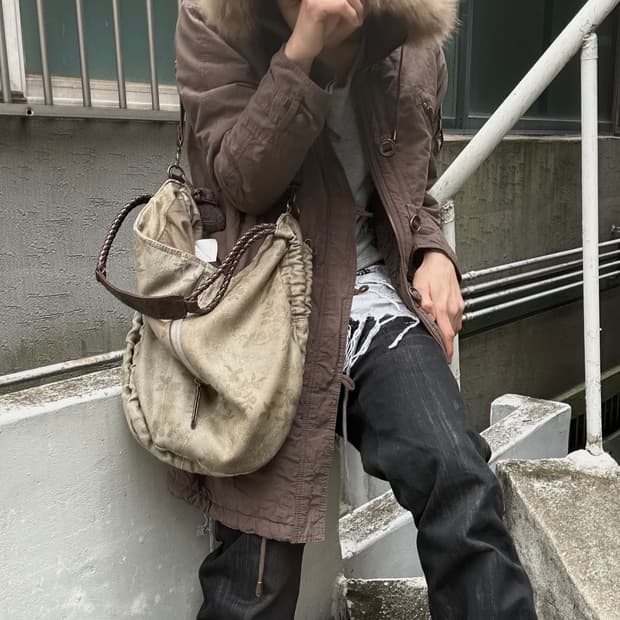 2000s JPN v-kei 퍼 야상자켓 