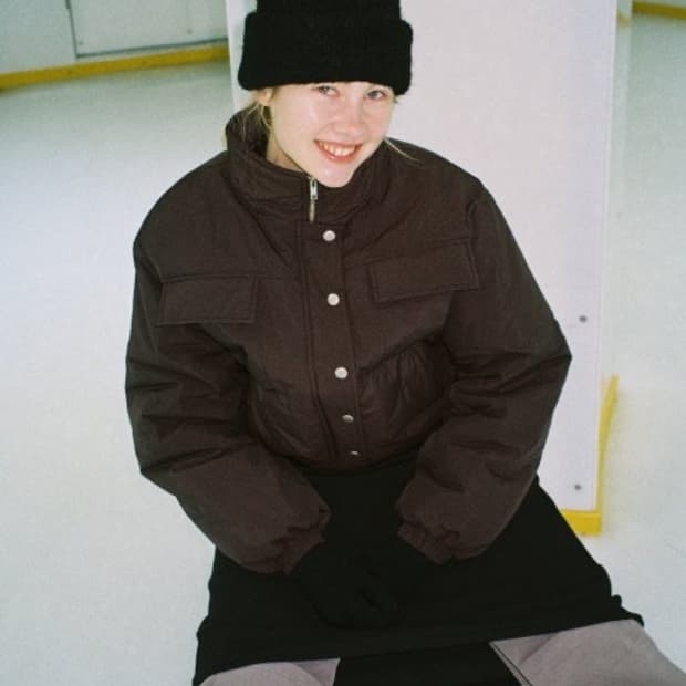 페스토 패딩 브라운