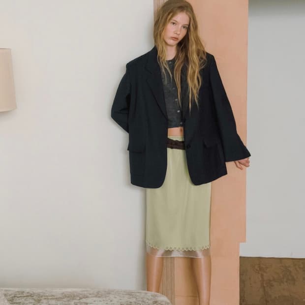 LCVE SATIN-ORGANZA REVERSIBLE SKIRT