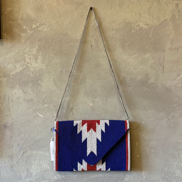 [새제품] La Leia Native Navajo 비즈 클러치 백