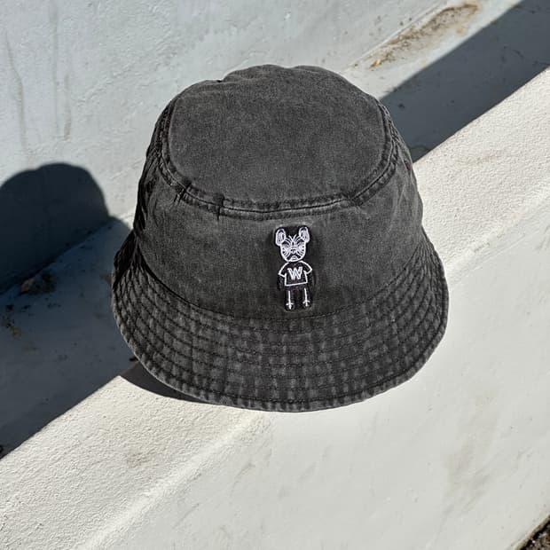 [M] 라이프워크 히든베어 버킷햇 모자