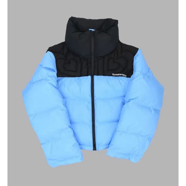 더뮤지엄비지터 하트스티치드 패딩 S