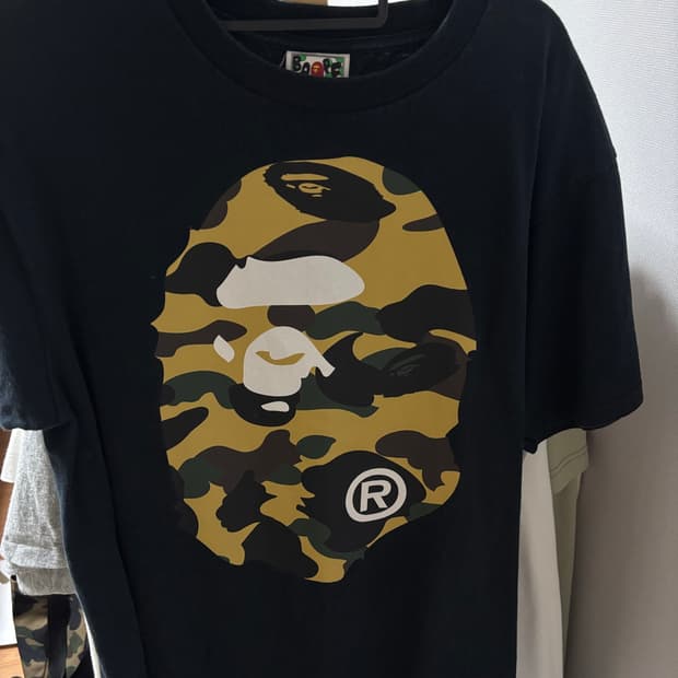 Bape 카모 반팔티