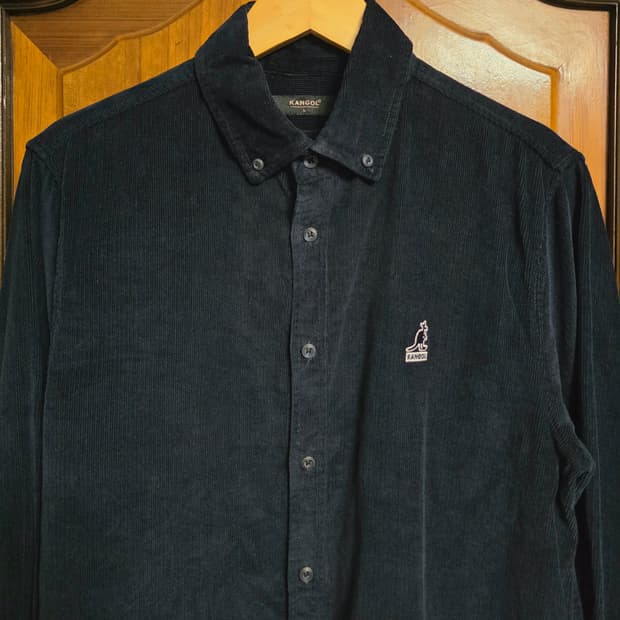 캉골 코듀로이 셔츠 라지 100 골덴 자켓 등산 캠핑 러닝 