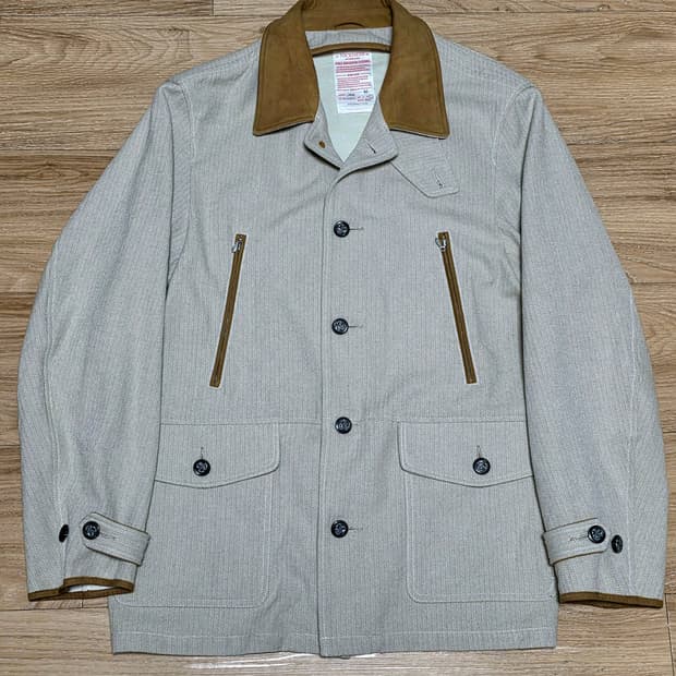 L size택포120만)25ss나이스네스 LORAN 헤링본 헌팅자켓