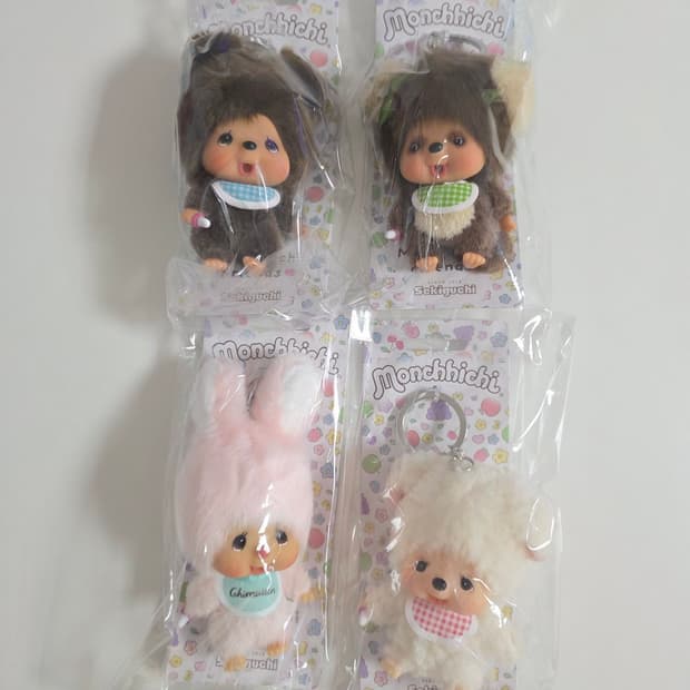 대두 몬치치 프렌즈 인형 키링 치무탄 쿠마