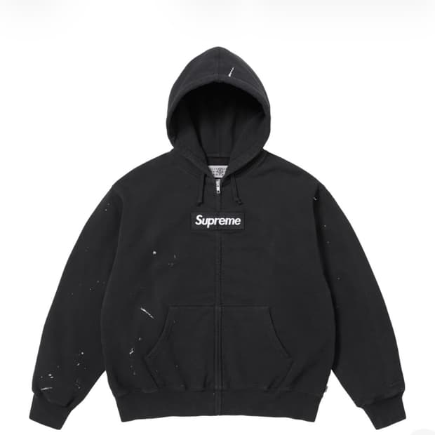 L사이즈) 슈프림 마르지엘라 박스로고 후드집업