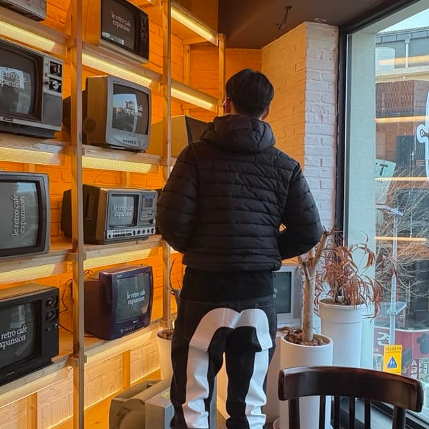 [34] 에비수 데님 프린팅 청바지