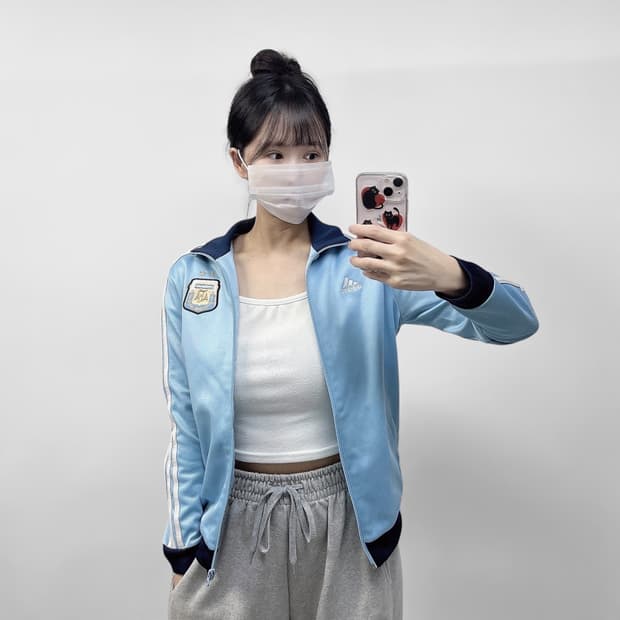 아디다스 아르헨티나 메시 트랙탑 져지