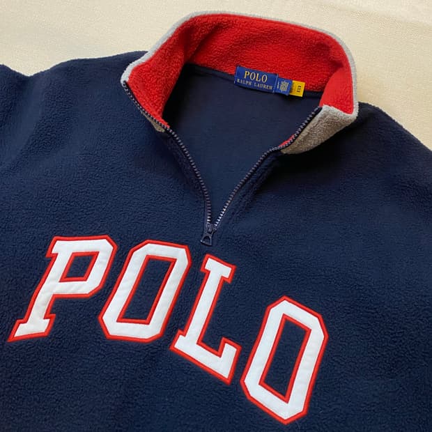 폴로 랄프로렌 니트 하프집 스웨터셔츠 플리스자켓