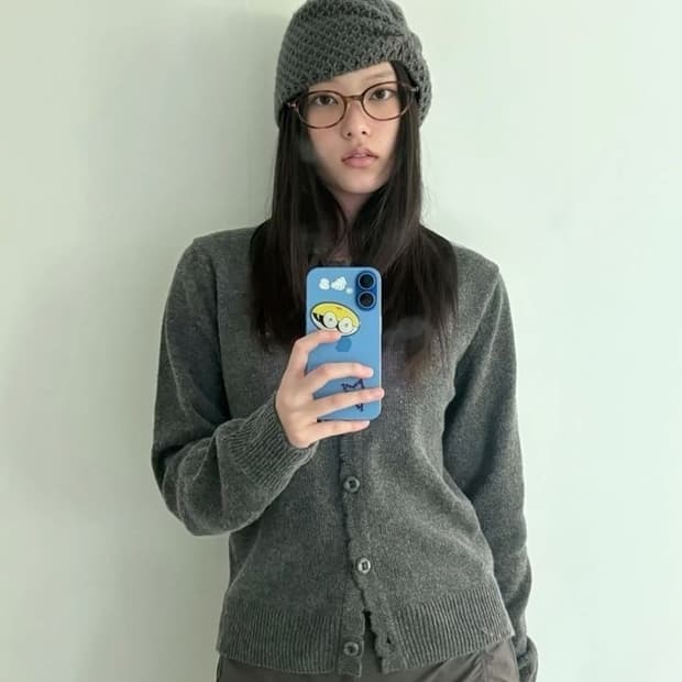 코이세이오 리본비니 차콜