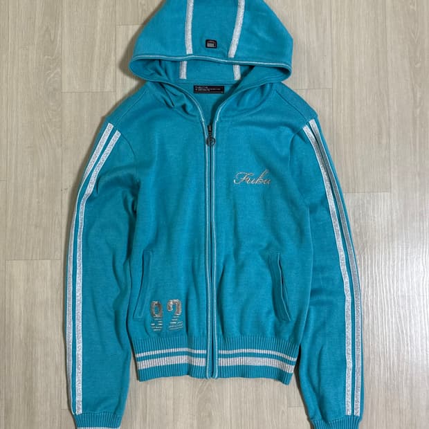 Fubu 후부 니트 후드 집업 