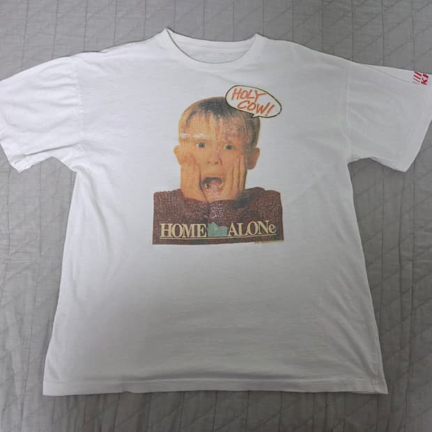 [OS] 90s 나홀로집에 HOLY COW KFC 빈티지 티셔츠 무비티