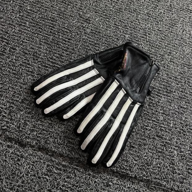 카도야 BHR SPEED 1 빈티지 바이커 레더 장갑 4070