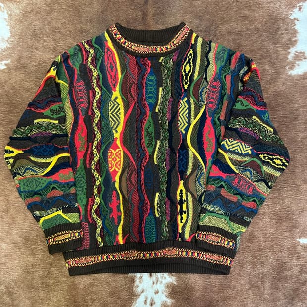 빈티지 케이블 니트