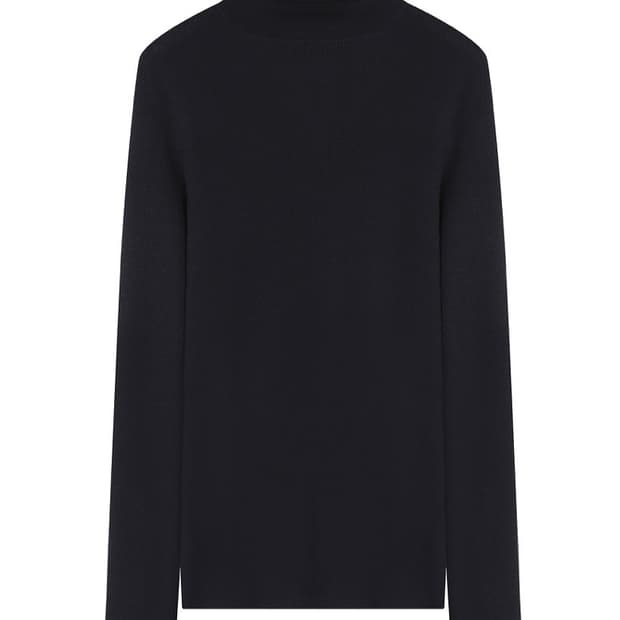 후왓웨어 Flow soft Turtleneck 네이비(M)새상품