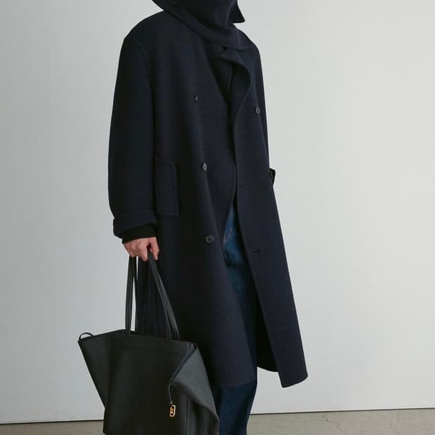 [새상품] 렉토 쿠세 코트 네이비 2사이즈