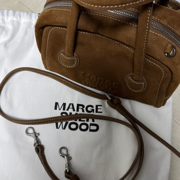 마지셔우드 스웨이드 토트백