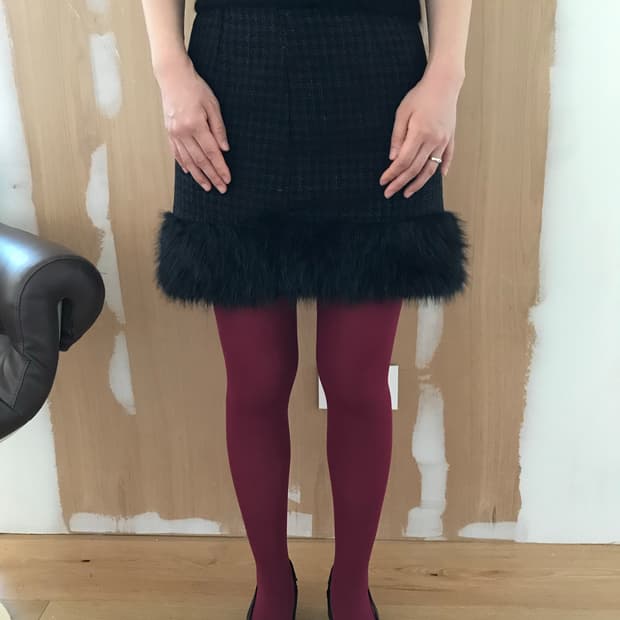 vintage fur skirt (26inch)