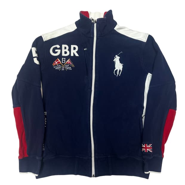 폴로 랄프로렌 빅포니 네이비레이싱집업 L