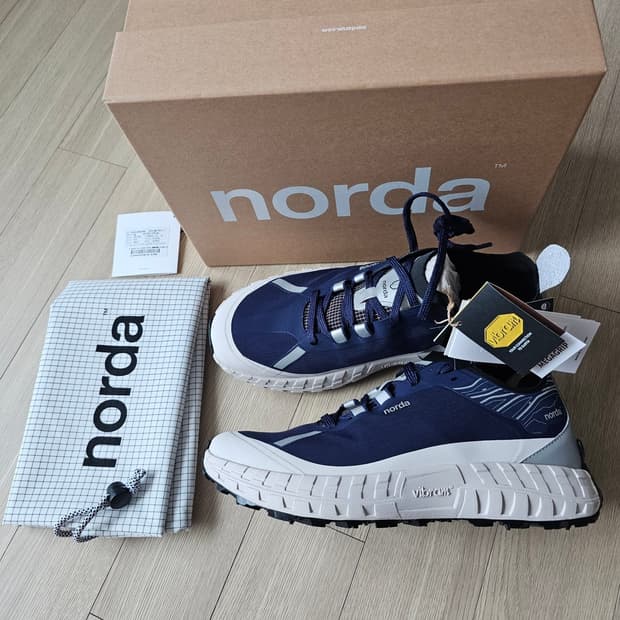 280 새제품) 노다 노르다 NORDA 001-G+ 고어텍스 방수 런닝화