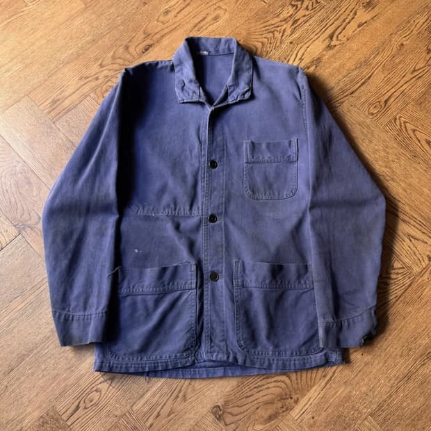 [S]90's 빈티지 페이딩 프렌치 워크자켓