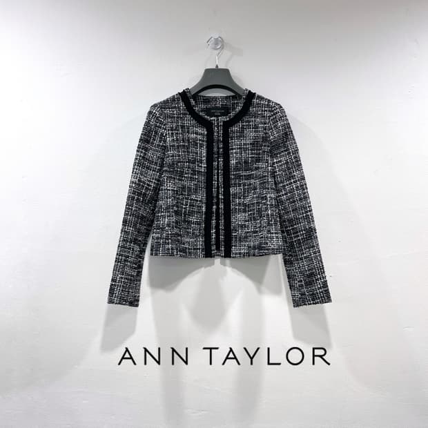ANN TAYLOR 앤테일러 트위드 자켓